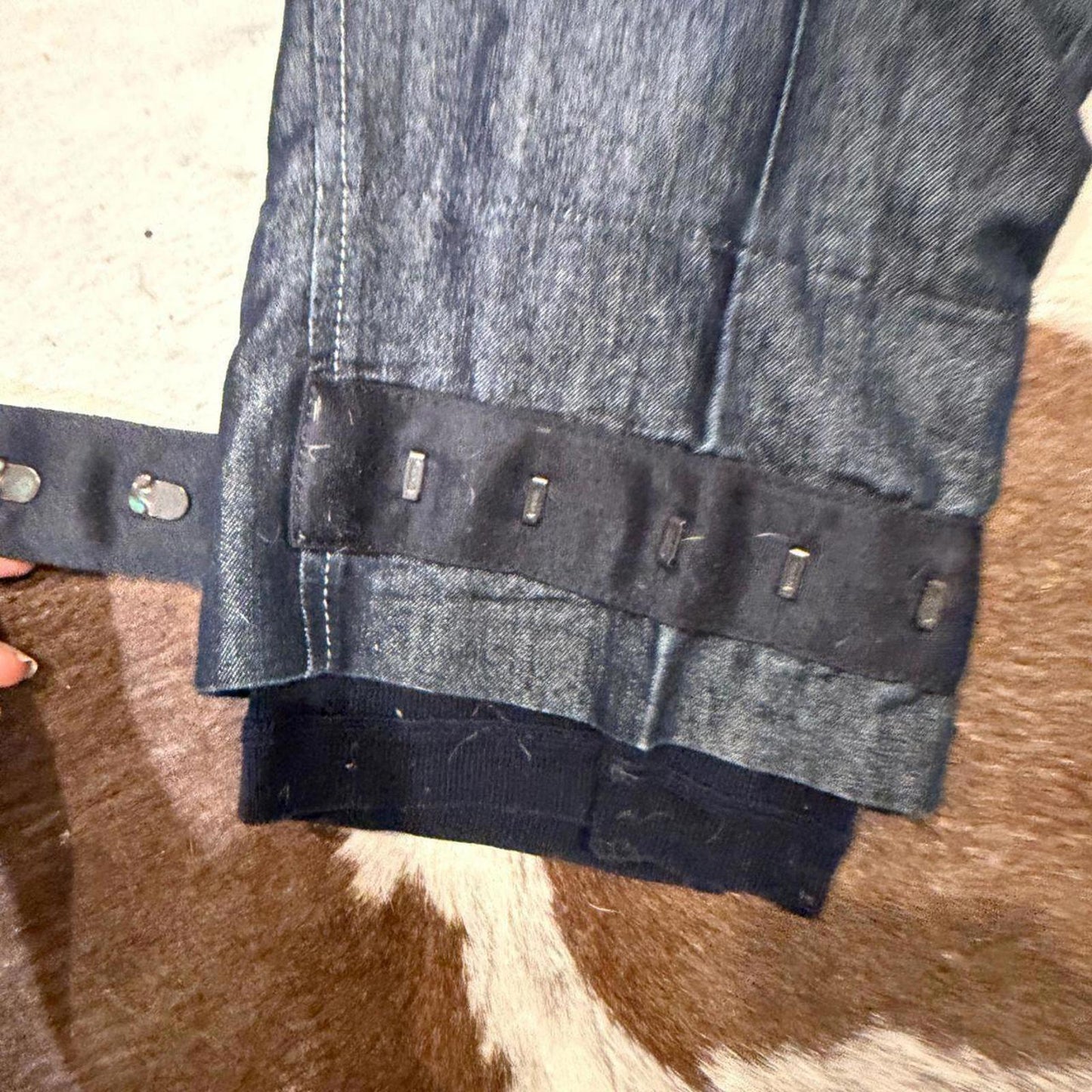 Marithe Francois Girbaud Star Embroidered Denim Jeans