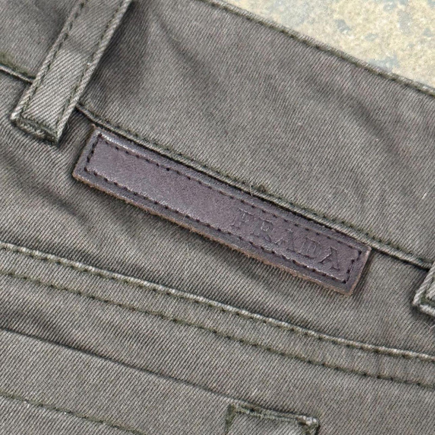 Vintage Prada Brown Low Rise Sport Trousers S