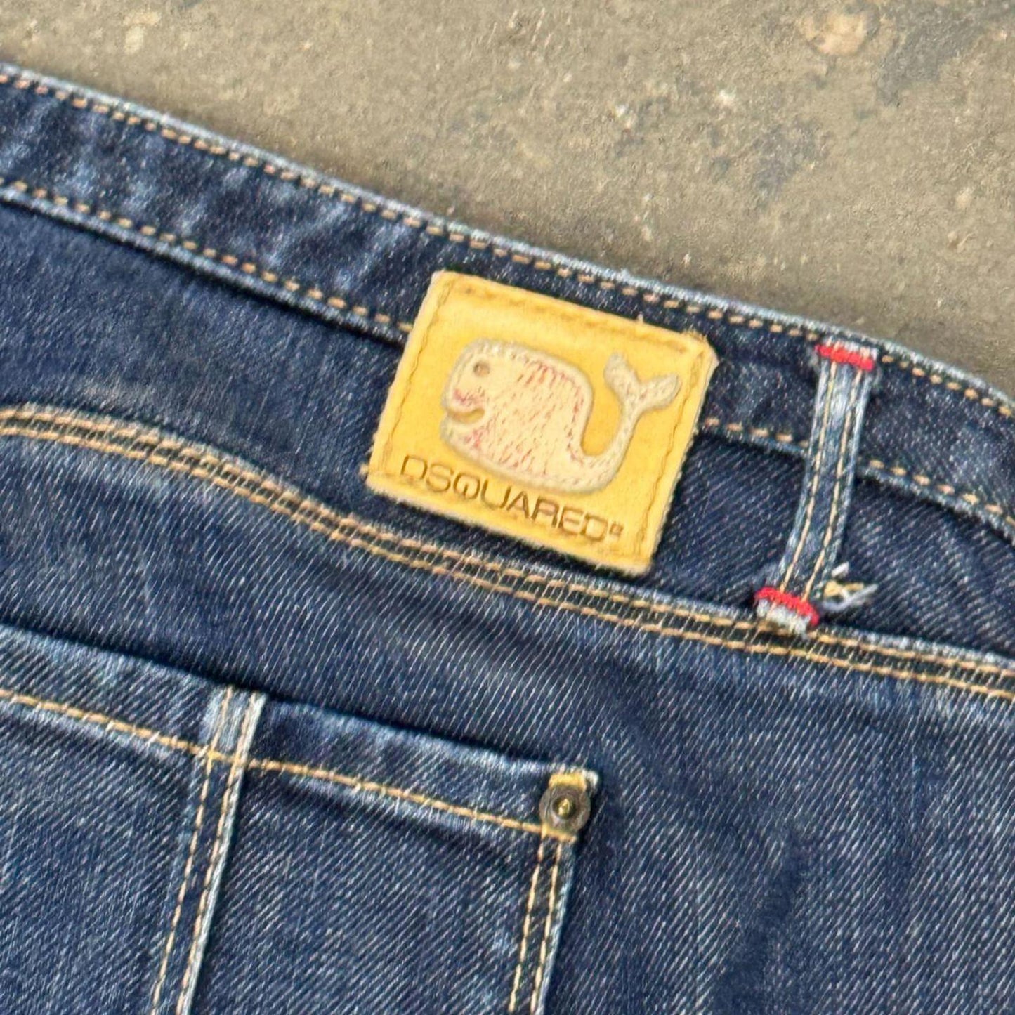 Vintage Dsquared2 Low Rise Cropped Capri Jeans S