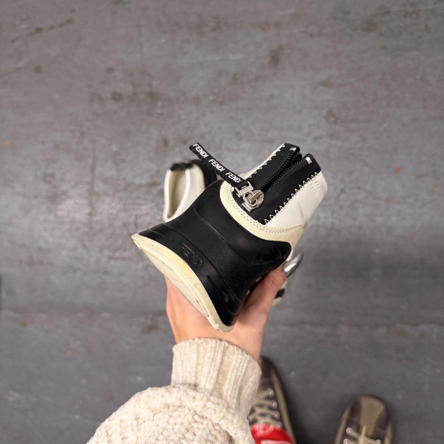 Fendi FFluid High Sneakers 'Glossy White'