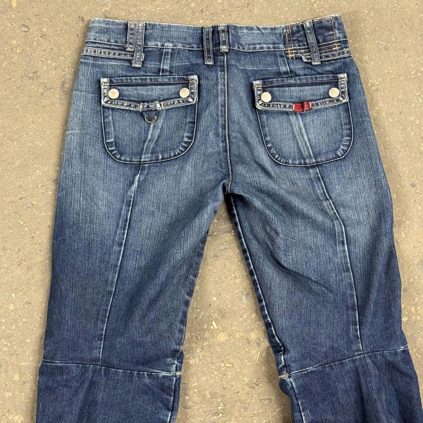 Vintage Marithé François Girbaud Low Rise Anatomical Jeans 6