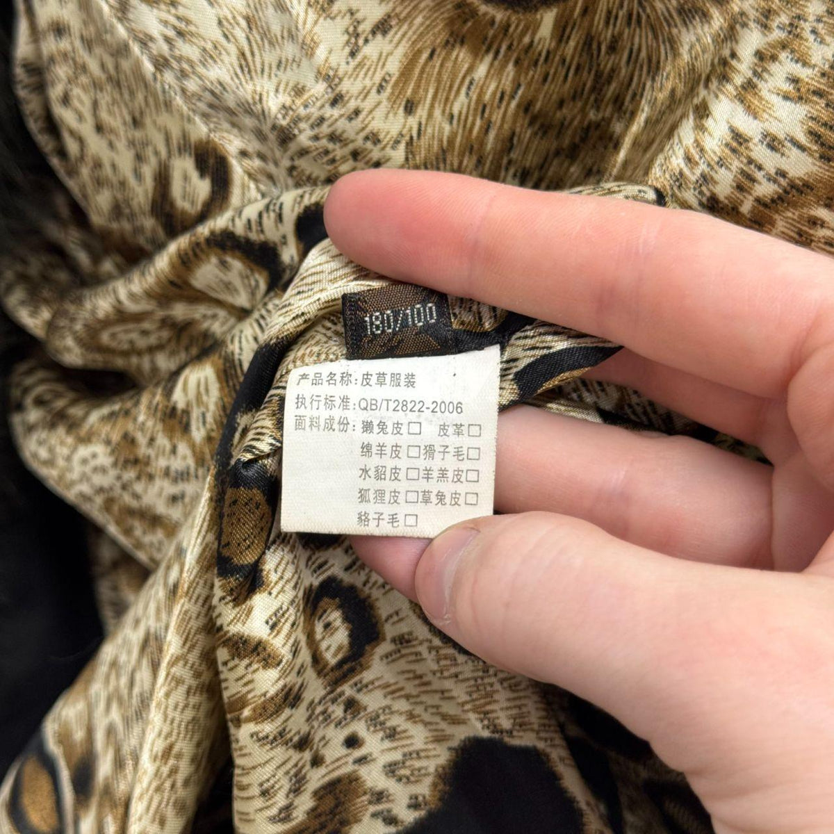 Vintage Y2K Olive Green Rabbit & Fox Fur Jacket Coat
