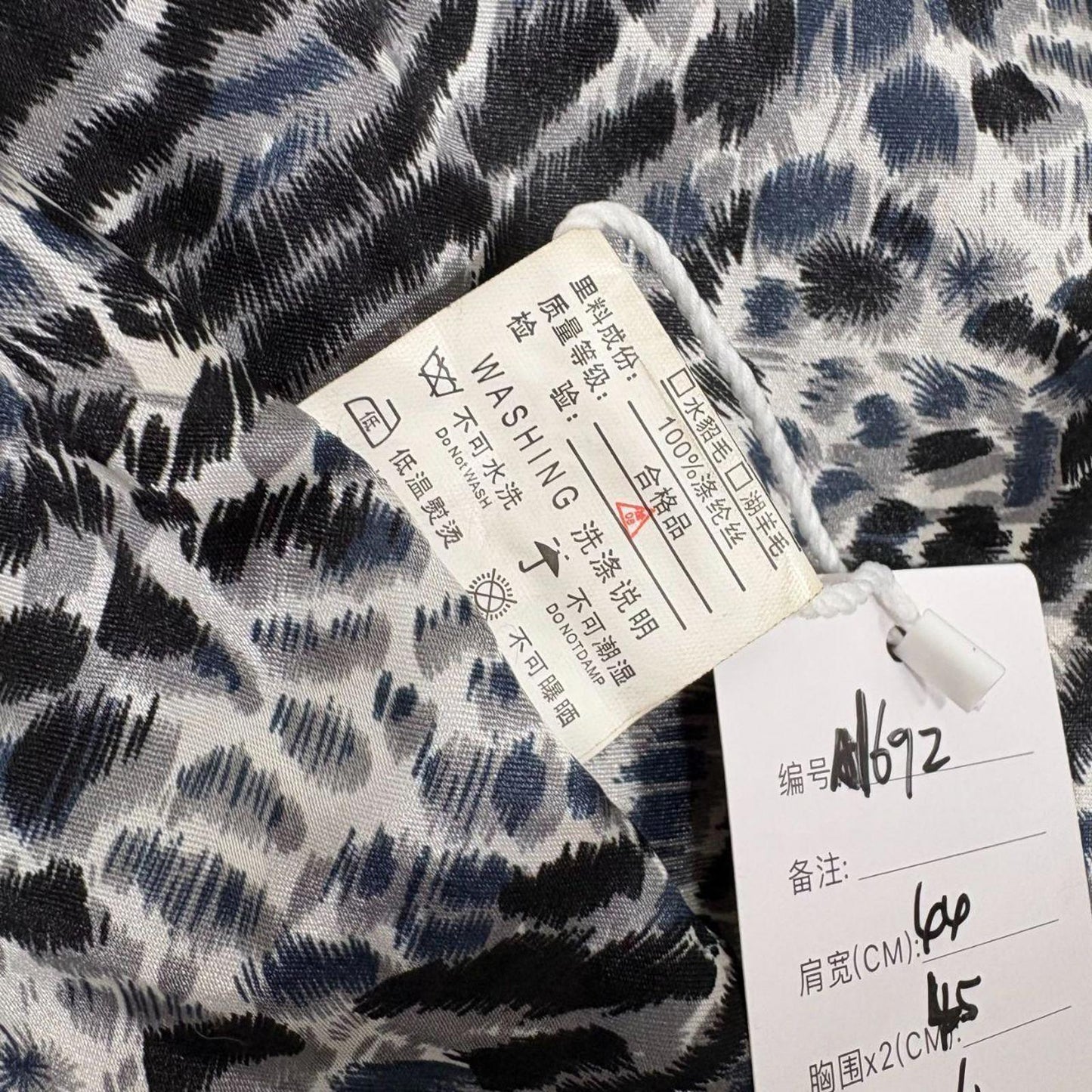 Vintage Y2K Jet Black Rabbit & Fox Fur Hooded Jacket