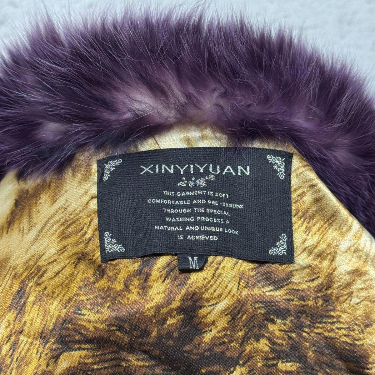 Vintage Archival Y2K Ombré Rabbit & Fox Fur Crop Jacket Coat
