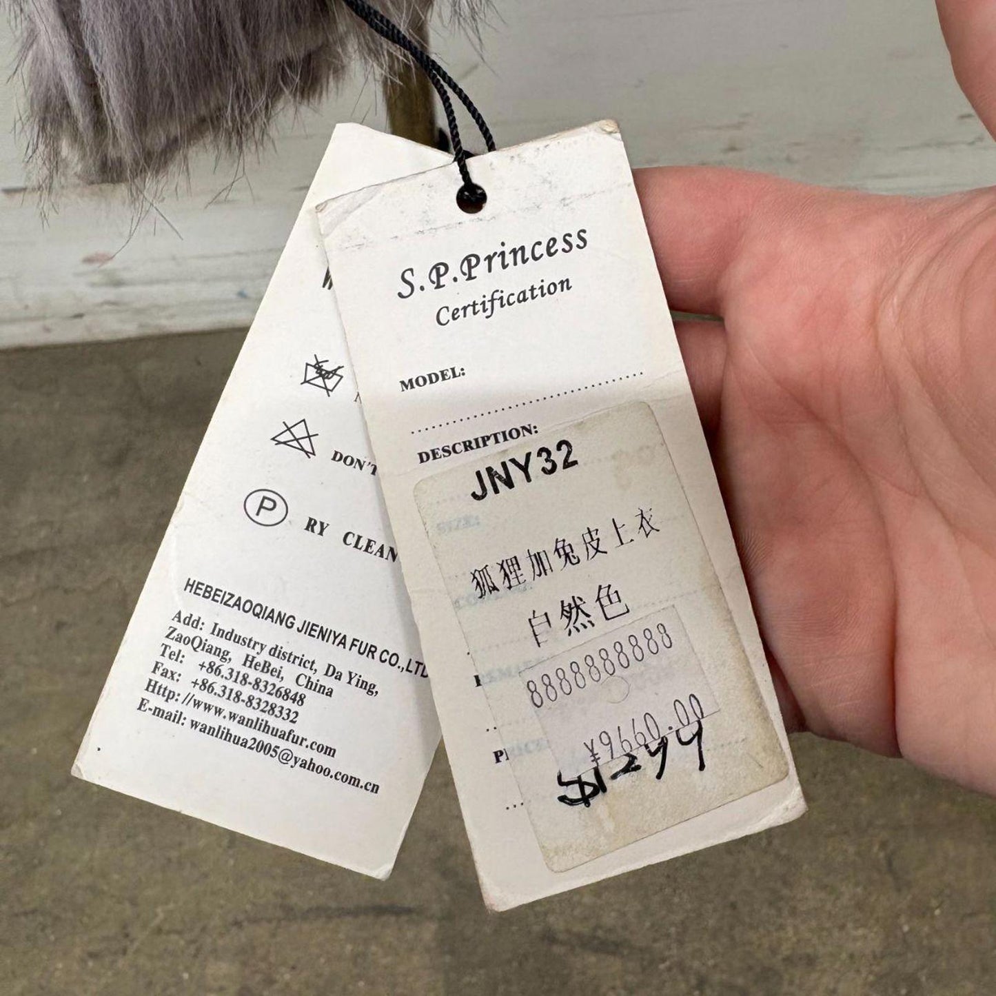 Vintage Y2K Tiered Fox & Rabbit Fur Coat