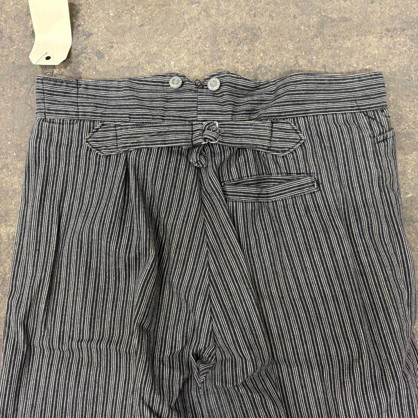 Vintage Film Costume 40s 50s Does Victorian Antique Style Men's Western Pants