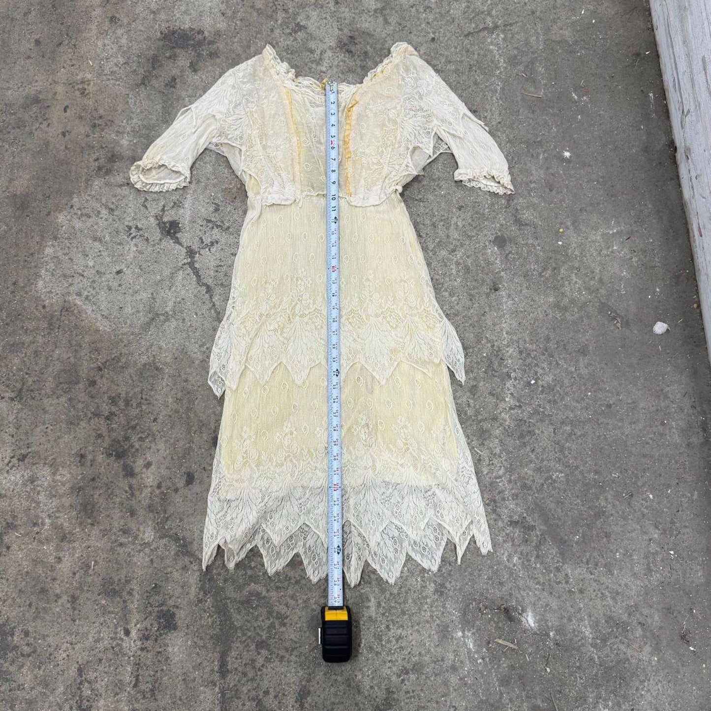Antique Edwardian Lace Tea Dress / Bridal Wedding