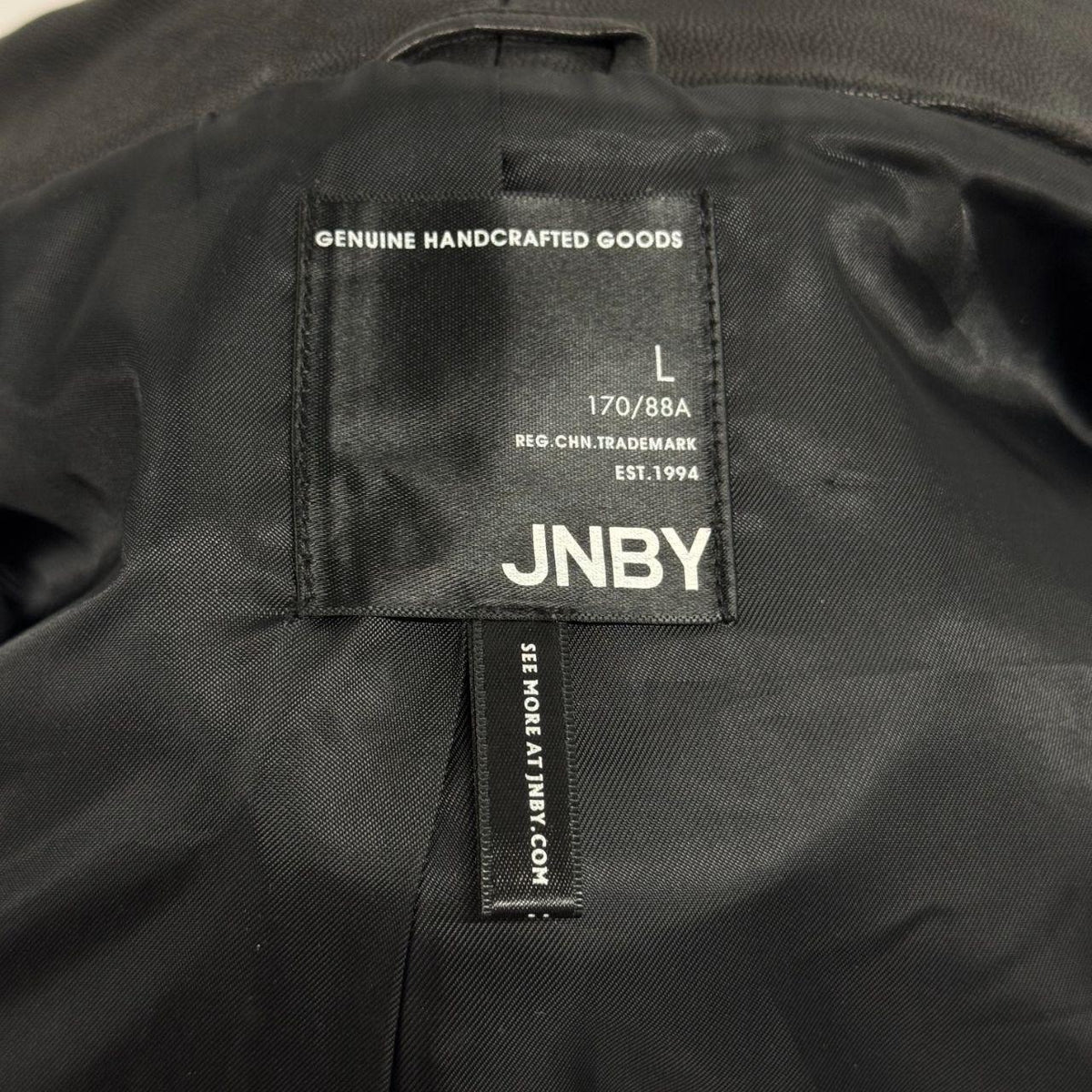 Vintage Black Funnel Neck Asymmetric Avant Garde Leather Jacket