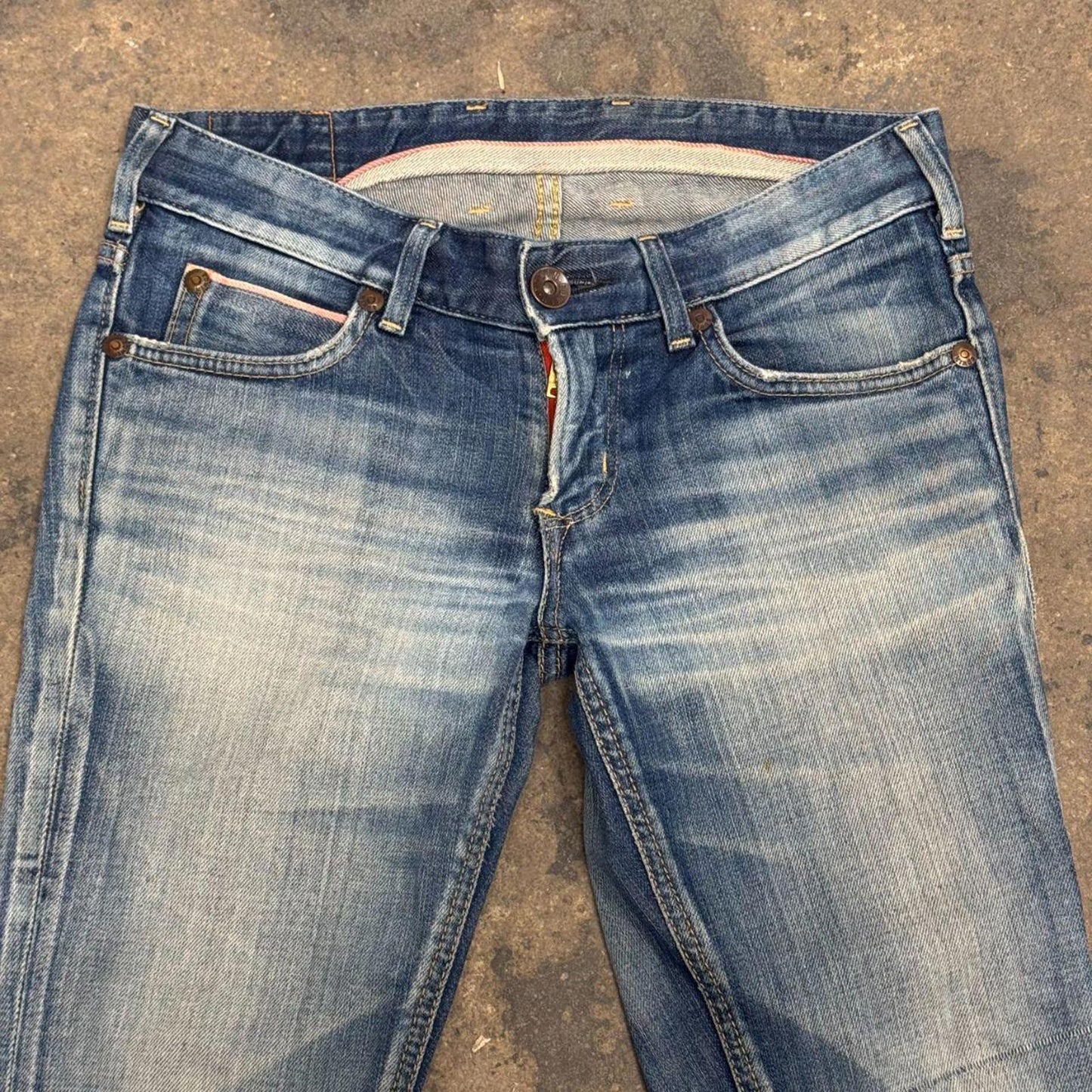 Vintage Edwin Low Rise Technical Wash Jeans S