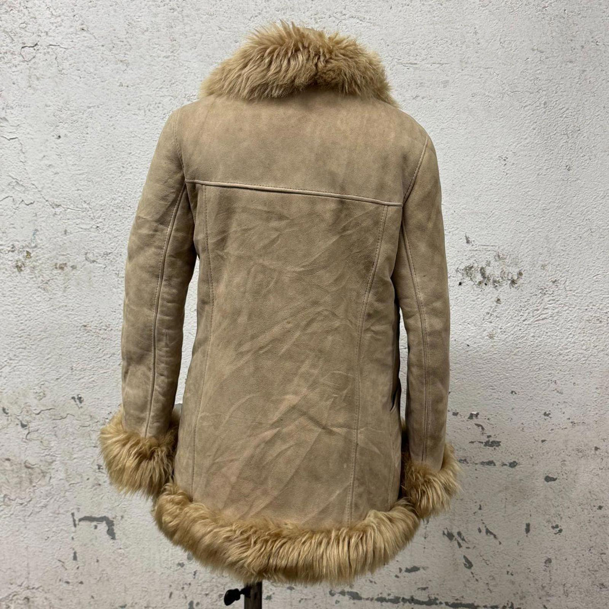 Vintage 70s Suede & Wool "Penny Lane"  Afghan Coat
