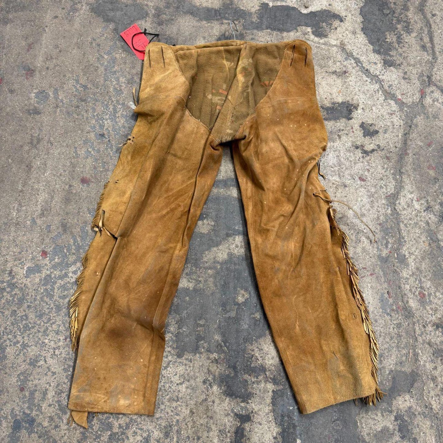 Vintage 1940s/50s Genuine Suede Fringed Western Trousers