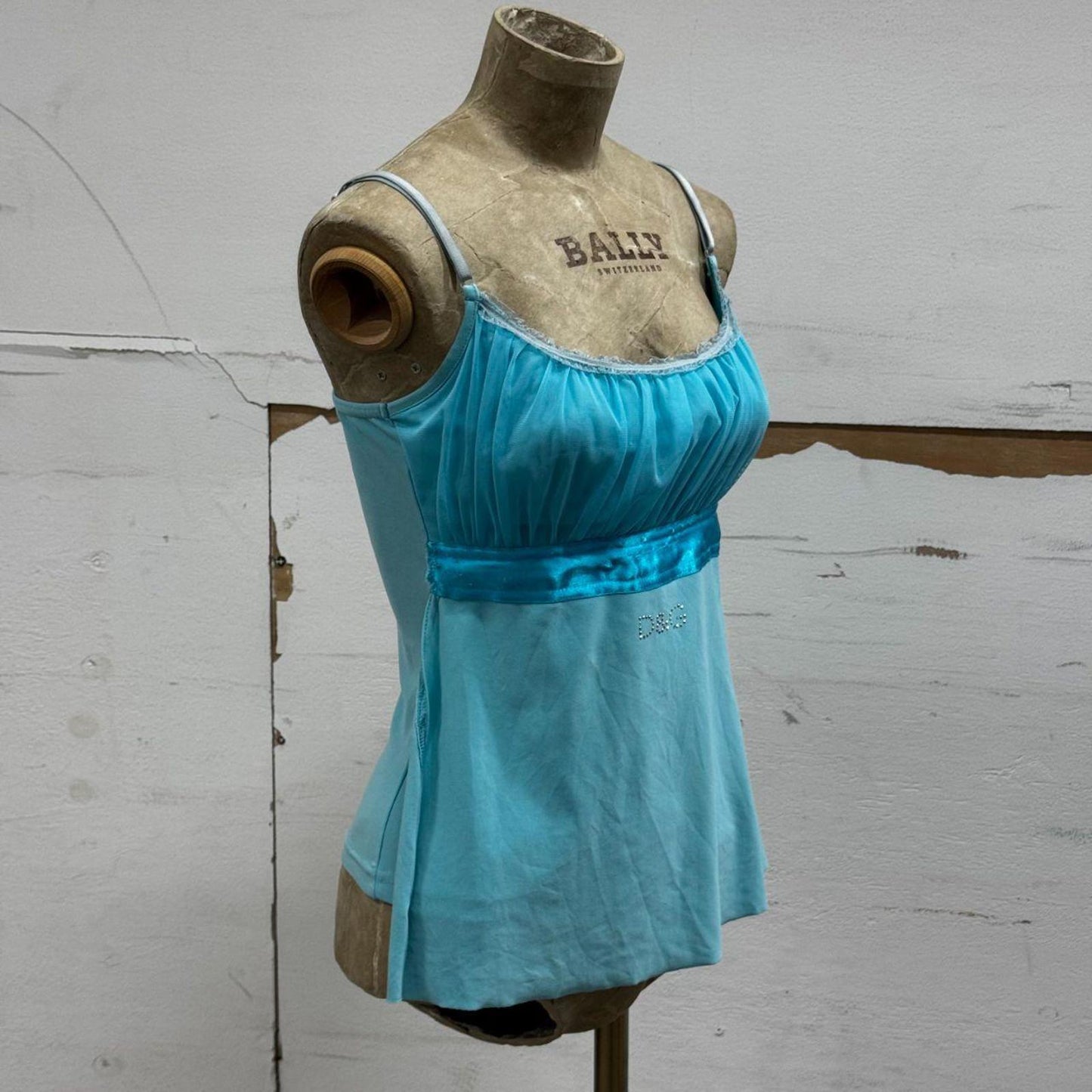 Y2k Vintage Dolce & Gabbana DG Babydoll Top Size S
