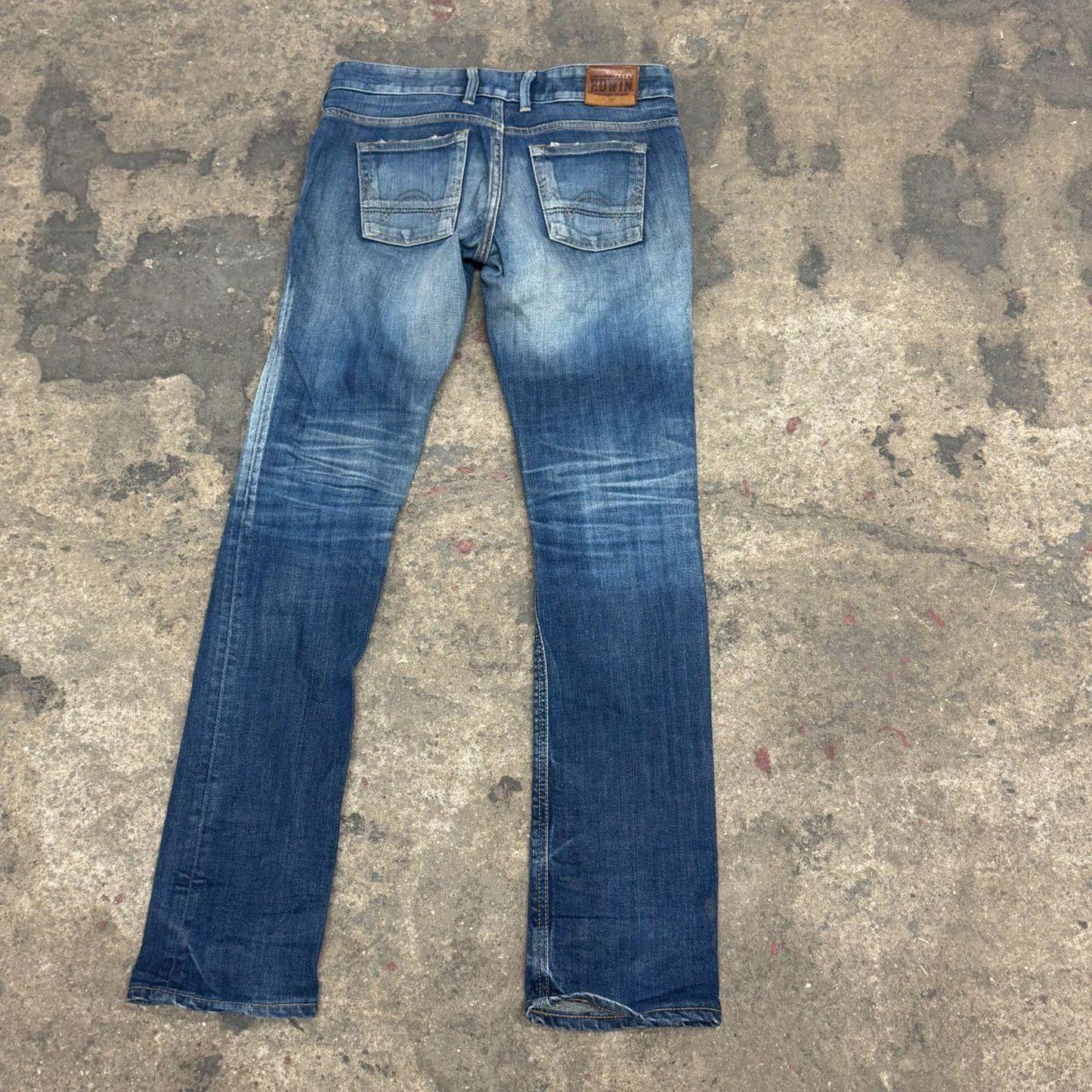 Vintage Edwin Low Rise Technical Wash Jeans S