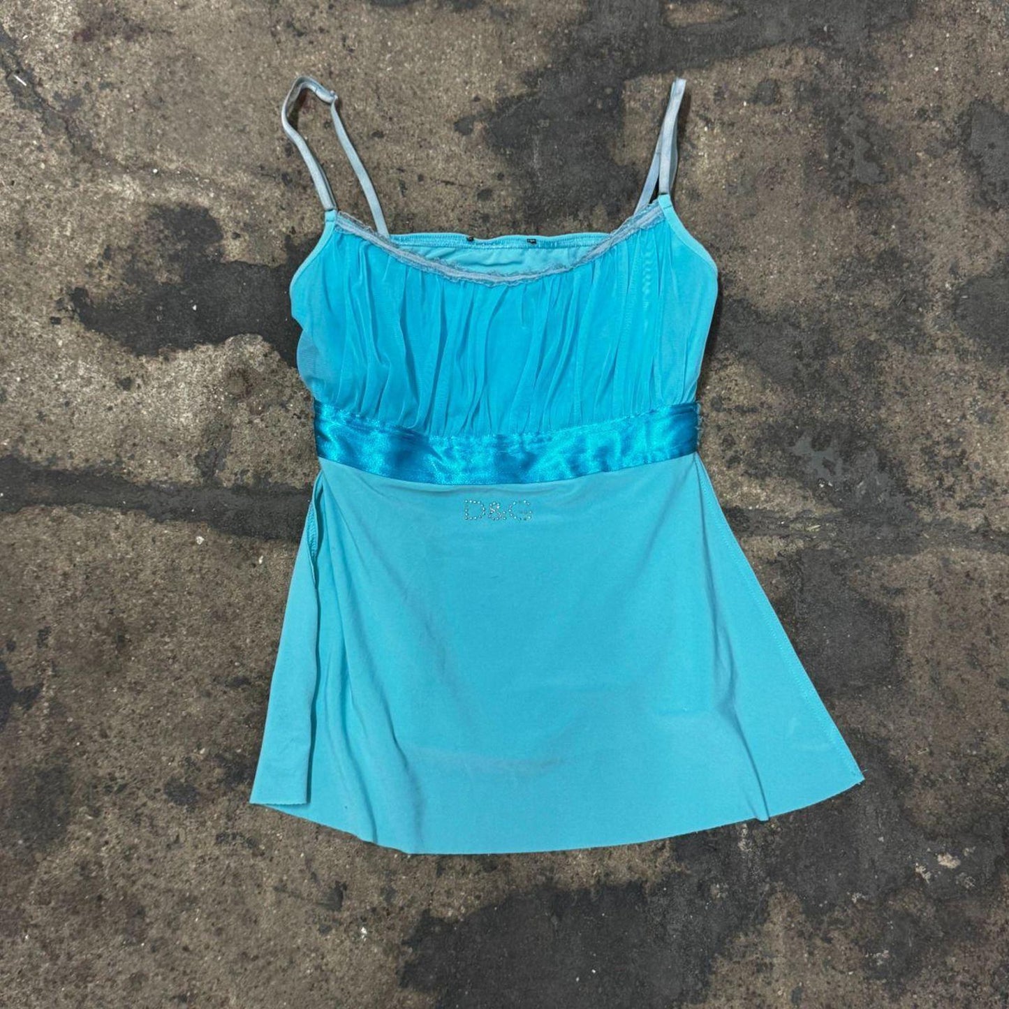 Y2k Vintage Dolce & Gabbana DG Babydoll Top Size S