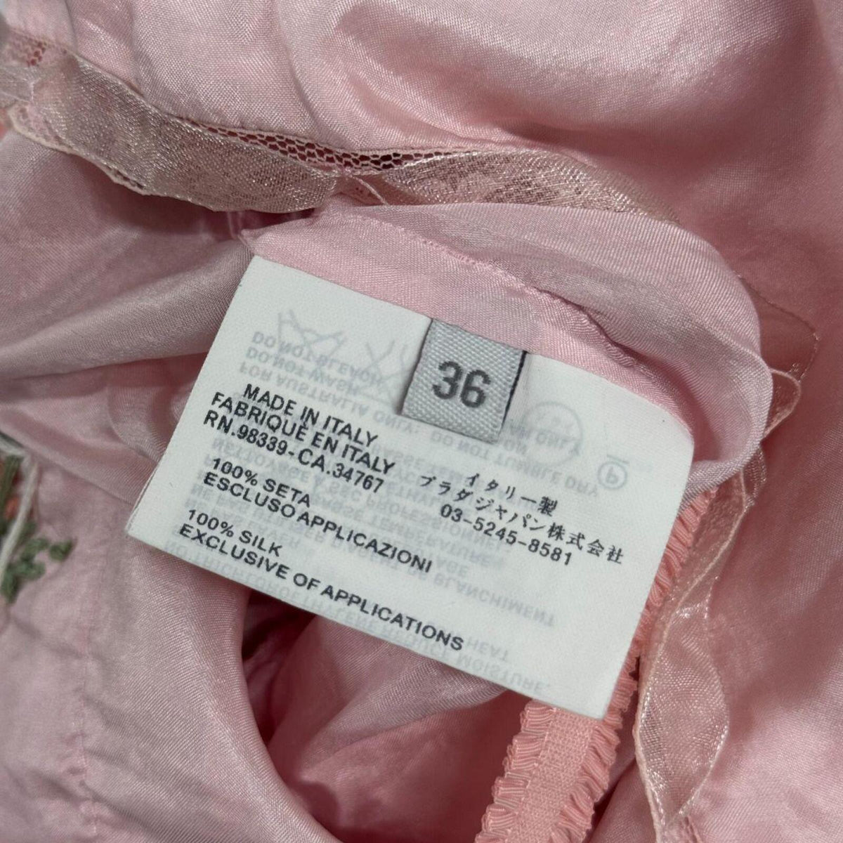 Vintage Y2K Pink 100% Silk Ruffle Mini Dress