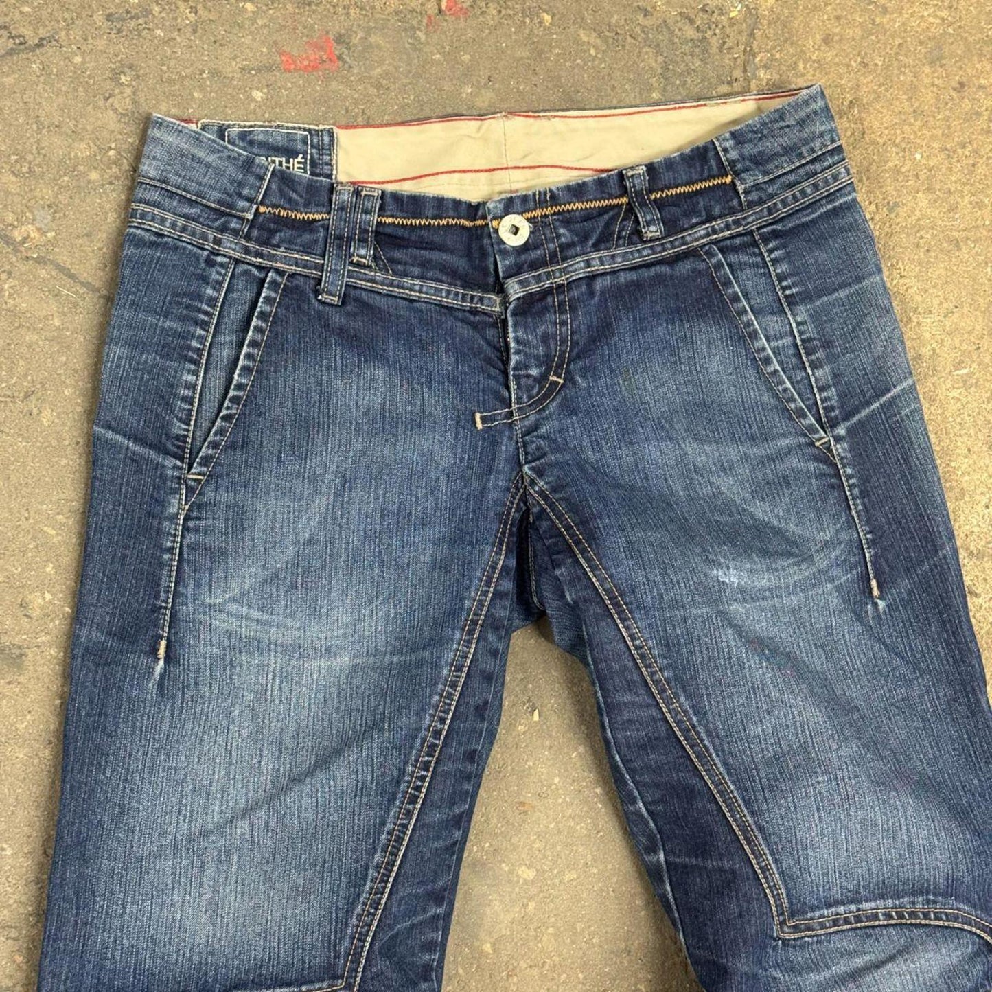 Vintage Marithé François Girbaud Low Rise Anatomical Jeans 6