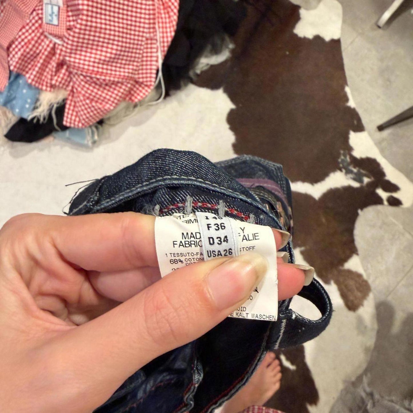 Marithe Francois Girbaud Star Embroidered Denim Jeans