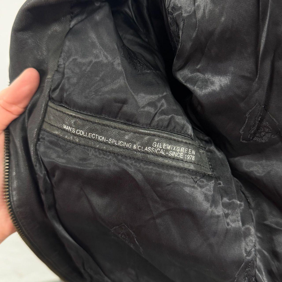 Vintage Black Moto Leather Jacket