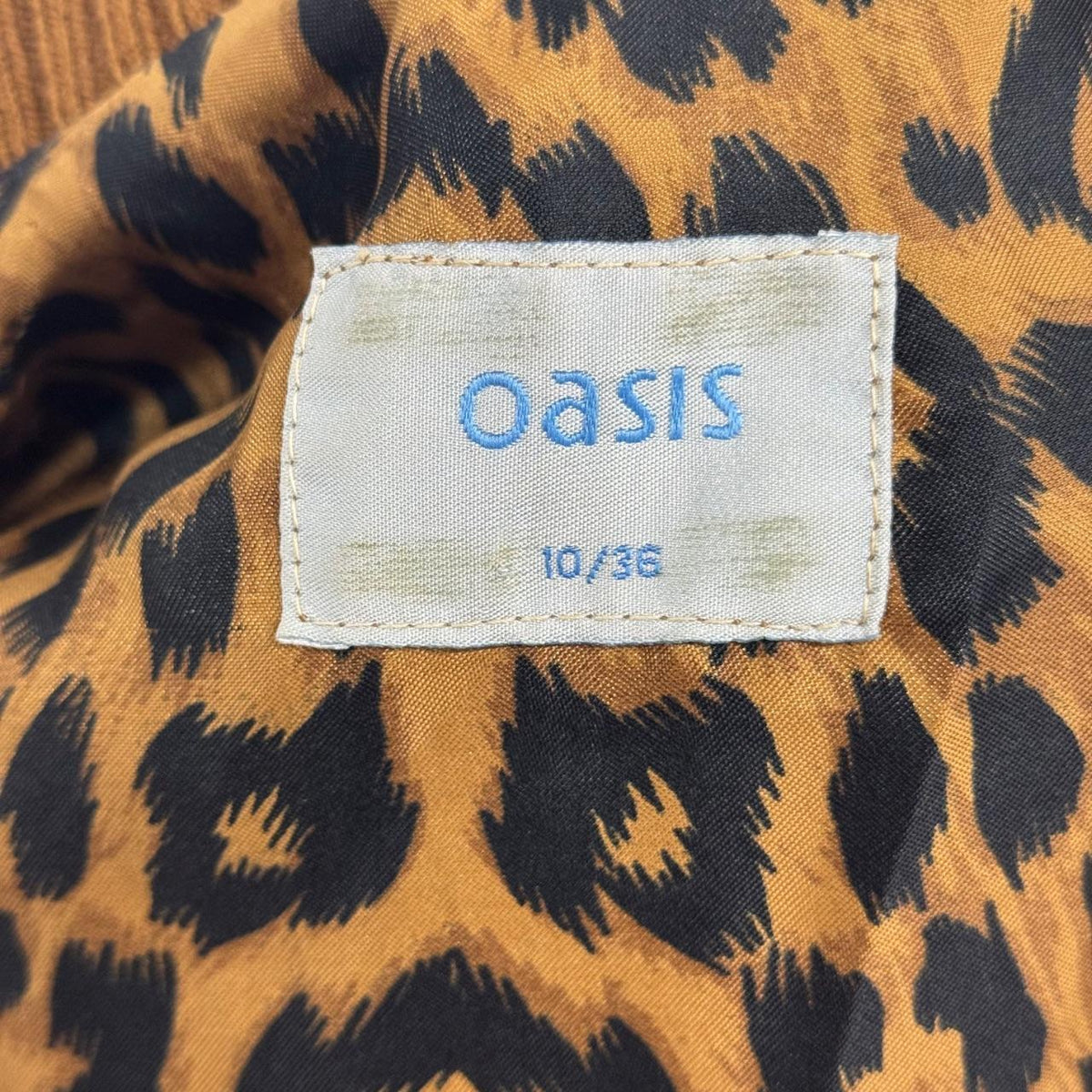 Vintage Y2K Utility Cargo Leather Bomber / Aviator Flight Jacket Oasis