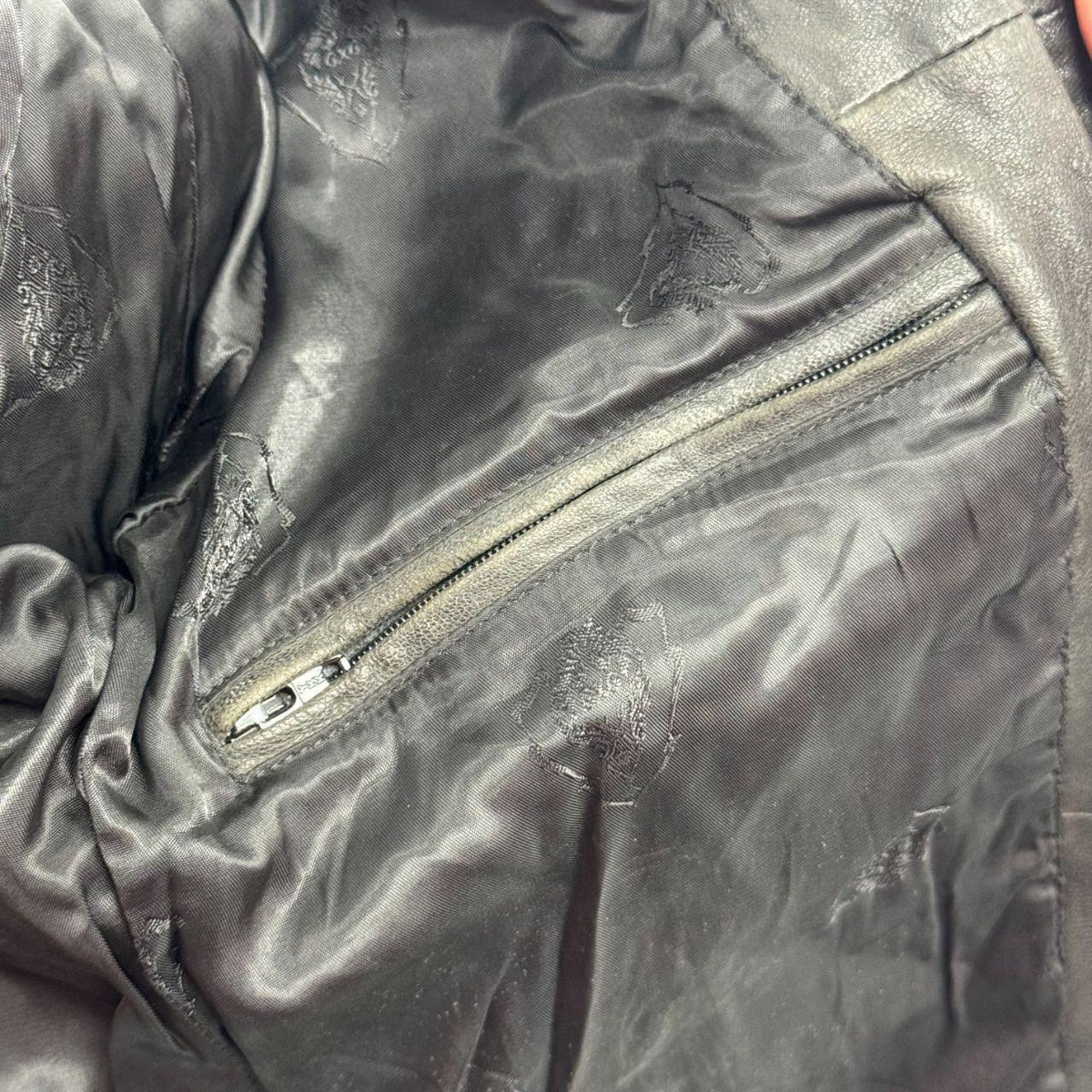Vintage Black Moto Leather Jacket
