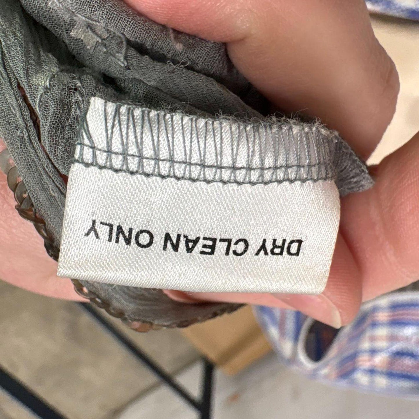 Vintage Pink Soda 100% Silk Silver Sequin Star Top