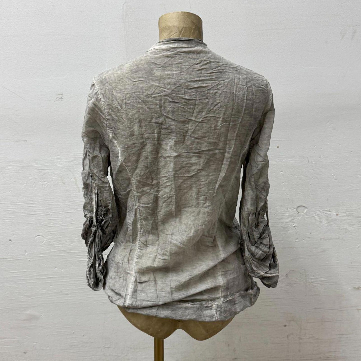 Vintage Archival Deconstructed Avant-Garde Silk Blend Top