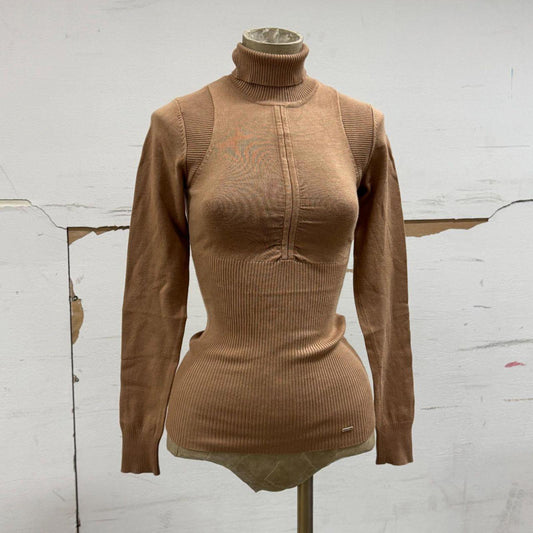 Y2K Vintage Morgan de Toi Ribbed Turtleneck Sweater