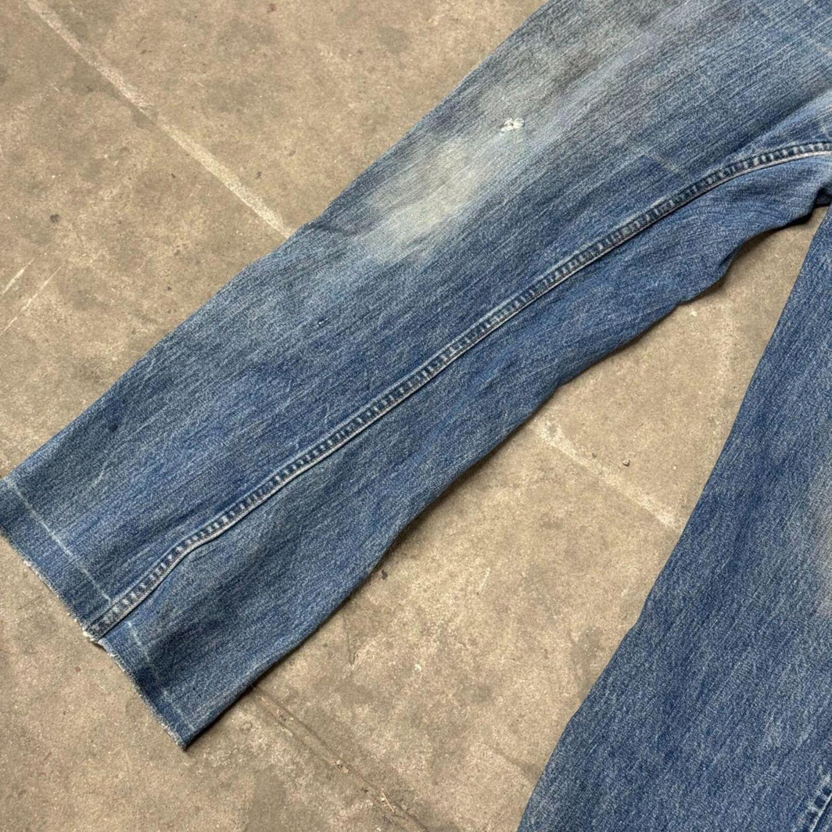 70s Vintage Levi's Orange Tab Mud-Washed Denim Jeans sz 38x29