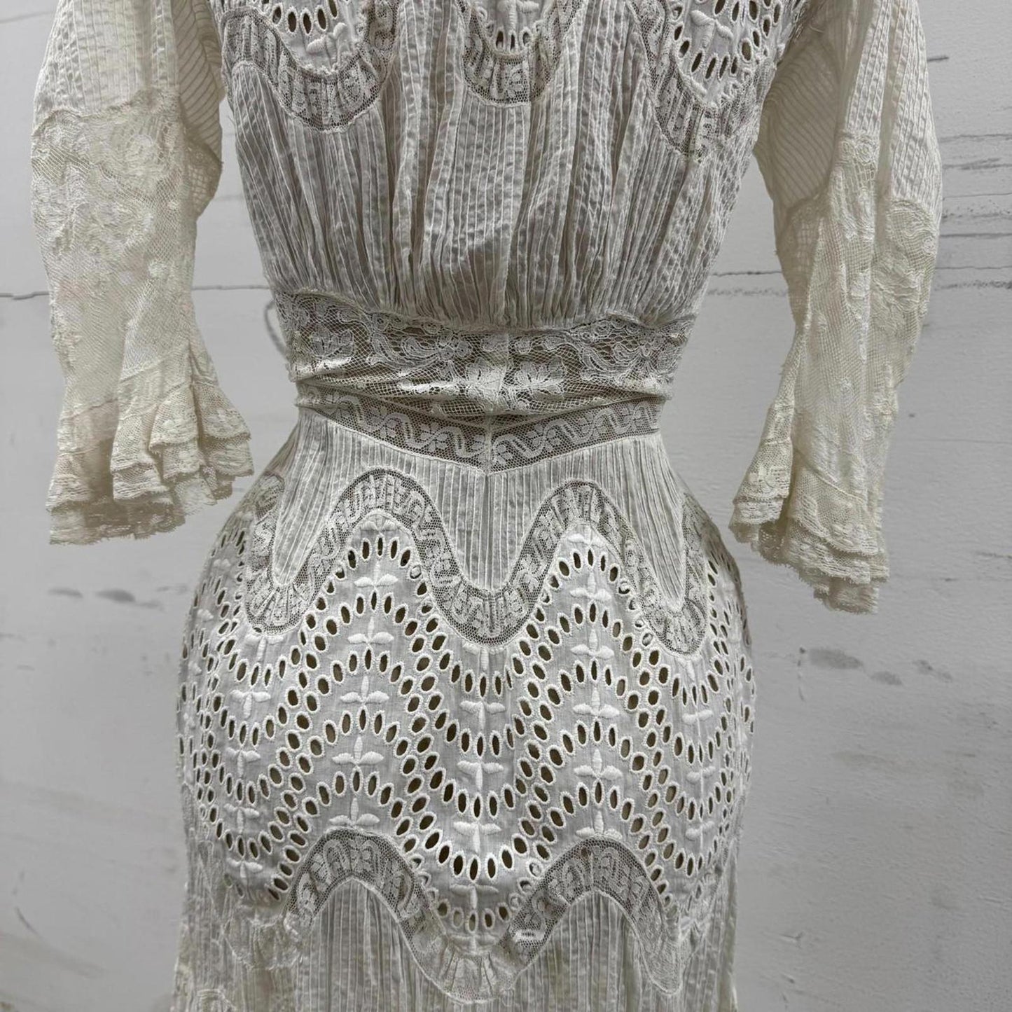 Antique Edwardian Lace Dress Bridal Wedding