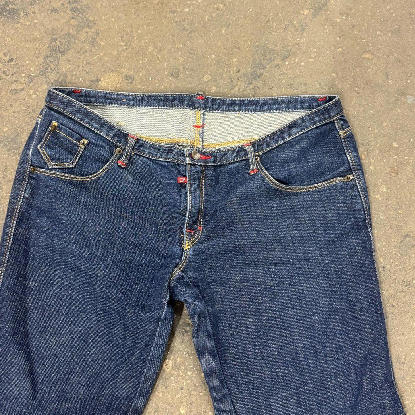 Vintage Dsquared2 Low Rise Cropped Capri Jeans S