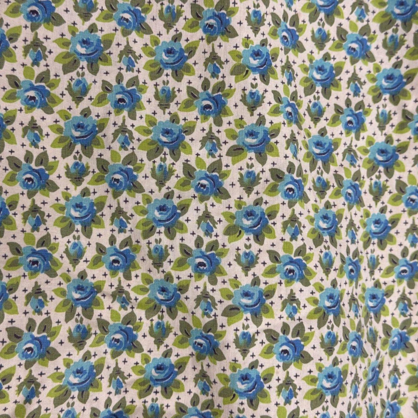 Vintage 40s does 1800s Victorian Blue 2pc Gown Prairie Dress Film Costume