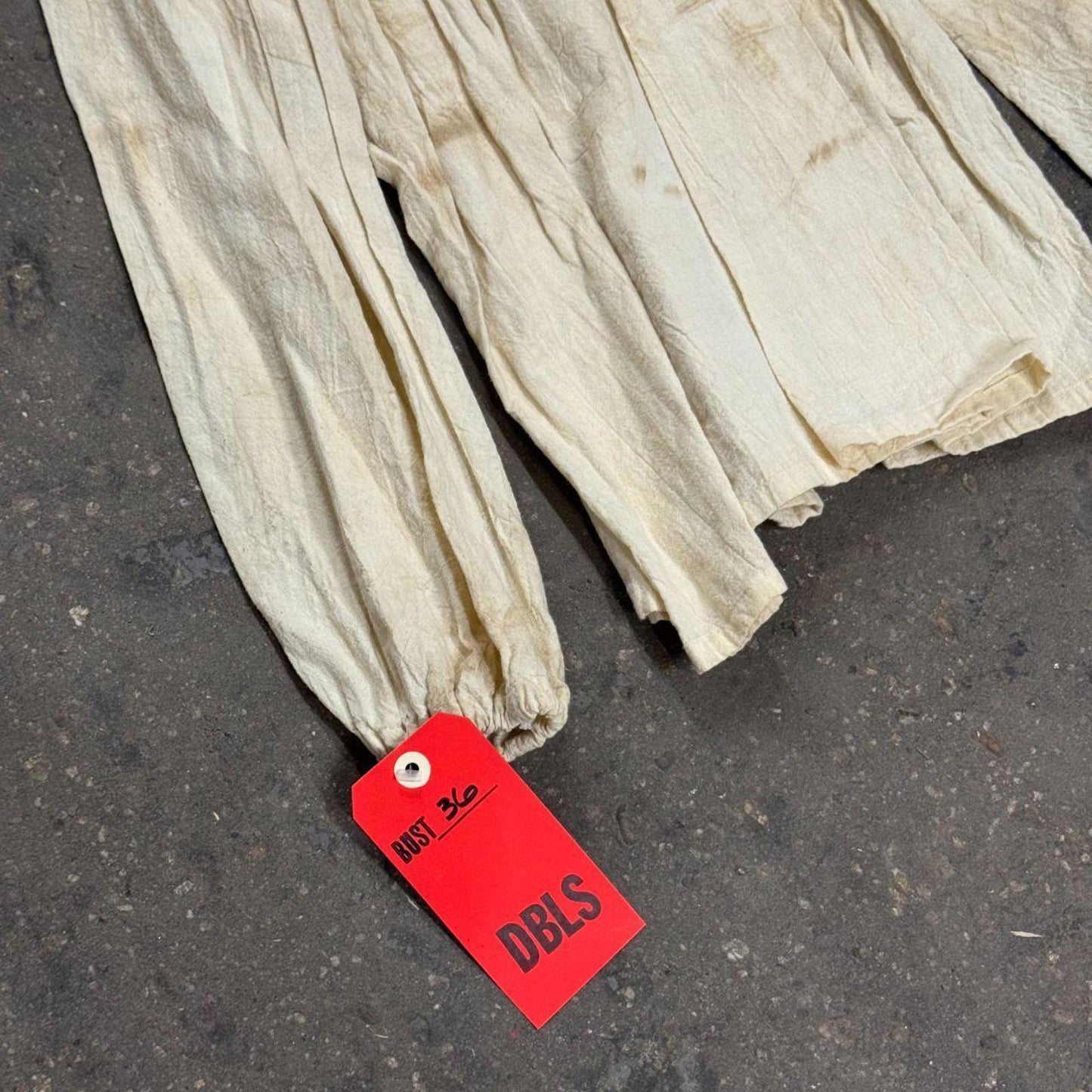 Vintage Film Costume 40s 50s Does Victorian Antique Style Peasant Blouse