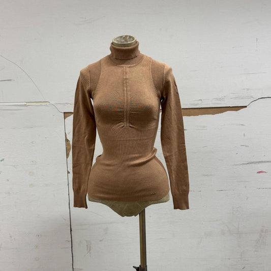 Y2K Vintage Morgan de Toi Ribbed Turtleneck Sweater