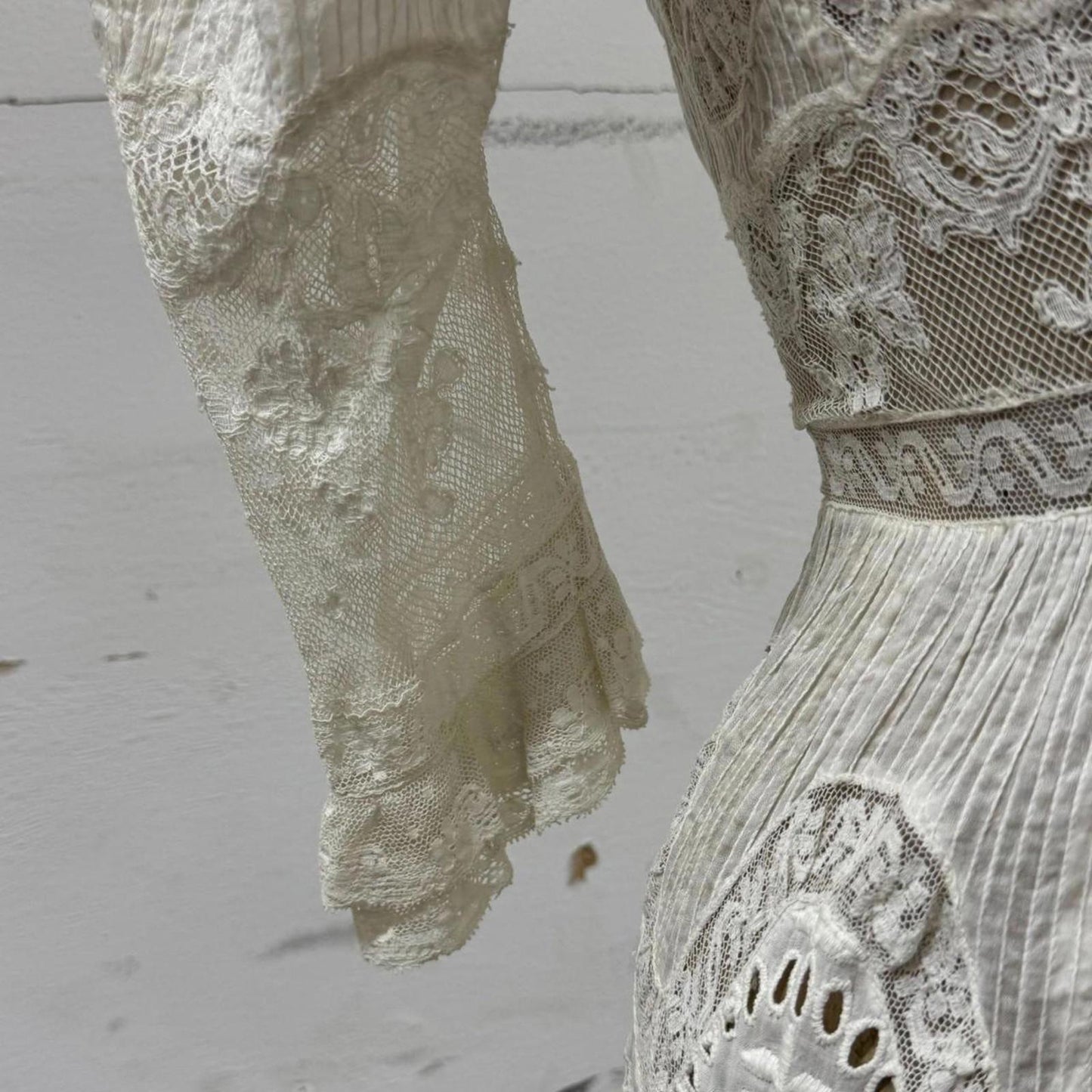 Antique Edwardian Lace Dress Bridal Wedding