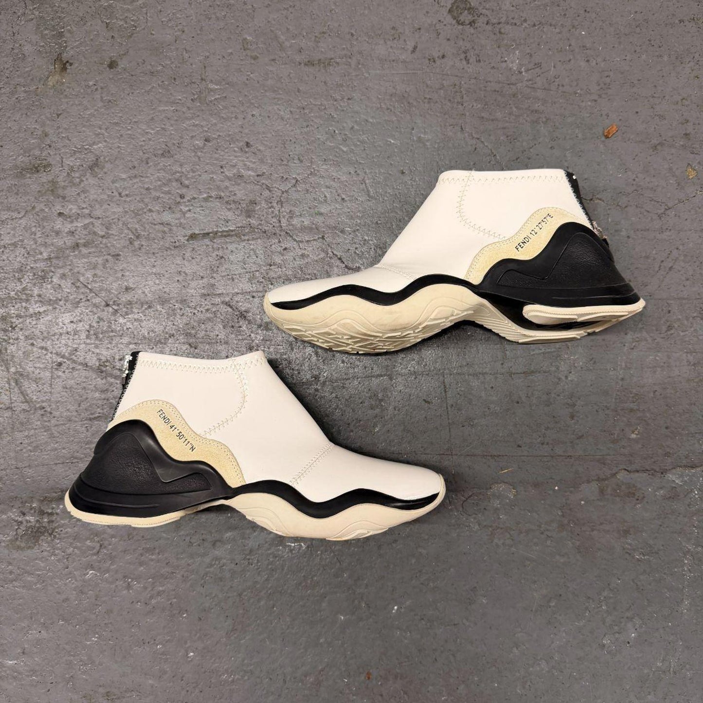 Fendi FFluid High Sneakers 'Glossy White'