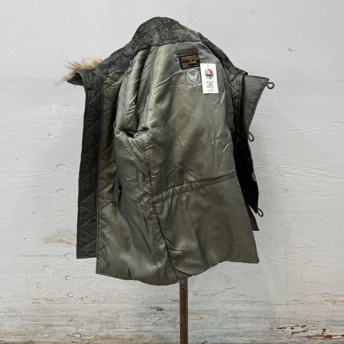 Vintage U.S. Air Force N-3B "Snorkel" Extreme Cold Weather Parka Coat