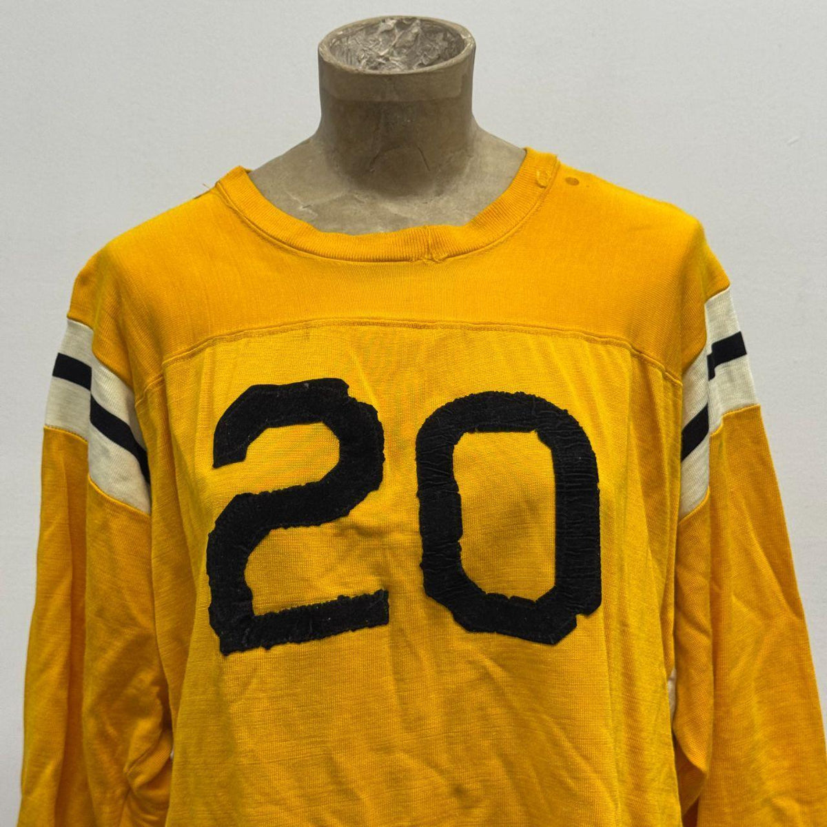 Vintage 60s 70s Mason Gold 20 & "49’ERS" Distressed Football Jersey
