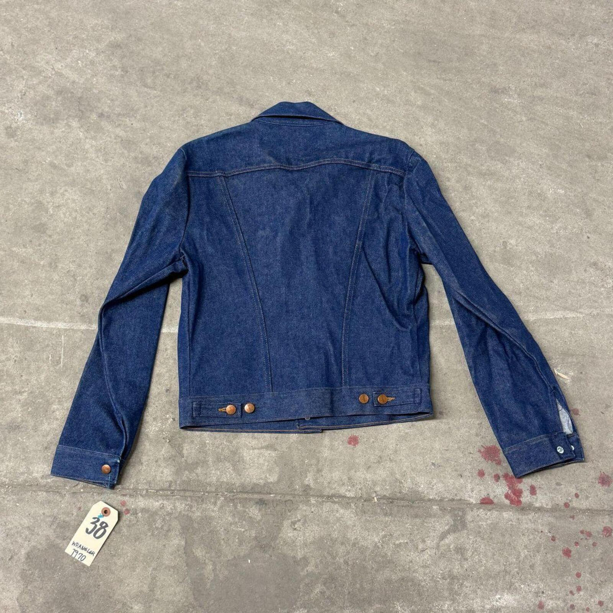 70s Vintage Wrangler "No-Fault" 14oz Denim Jacket 38