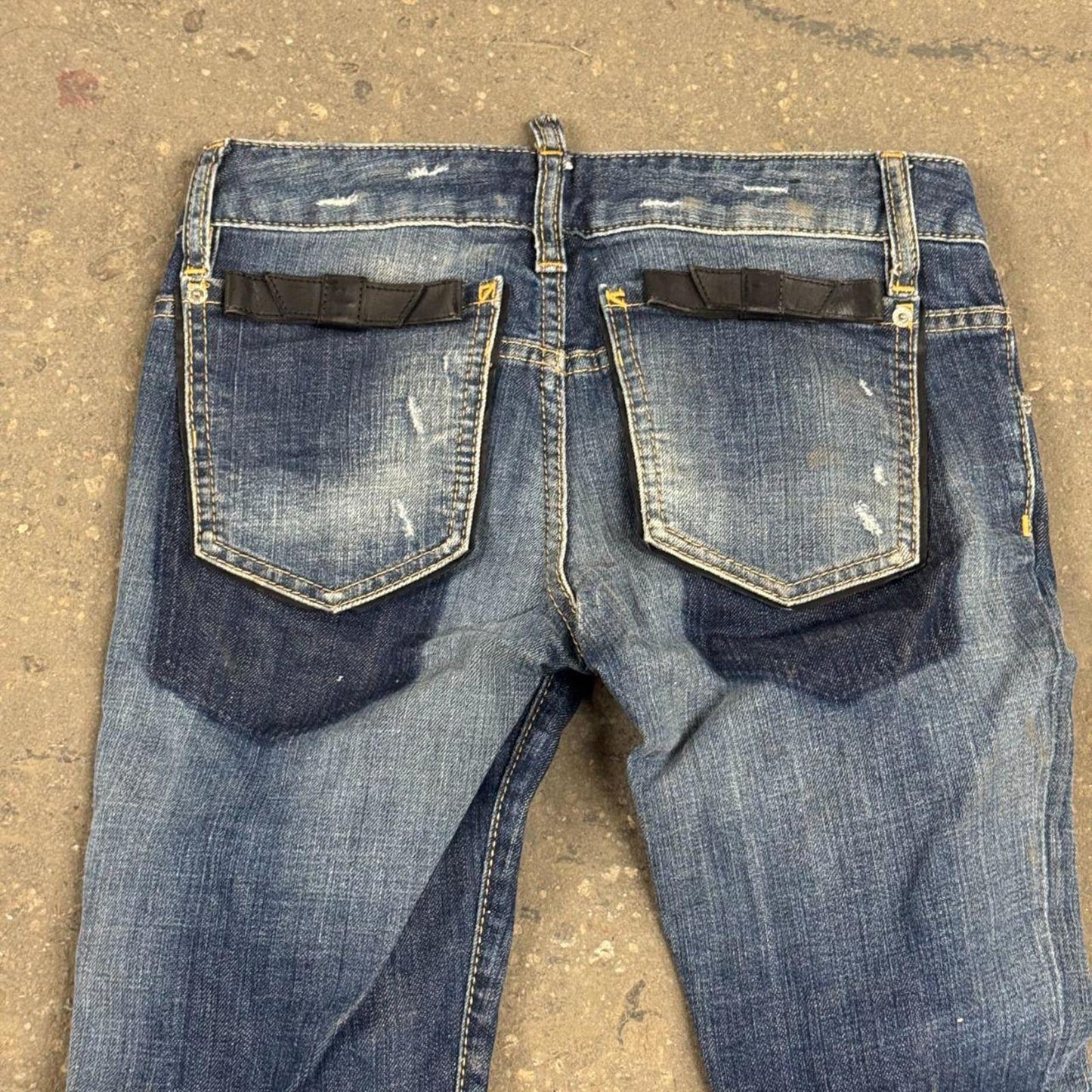 Vintage Dsquared2 Low Rise Cropped Capri Jeans XS