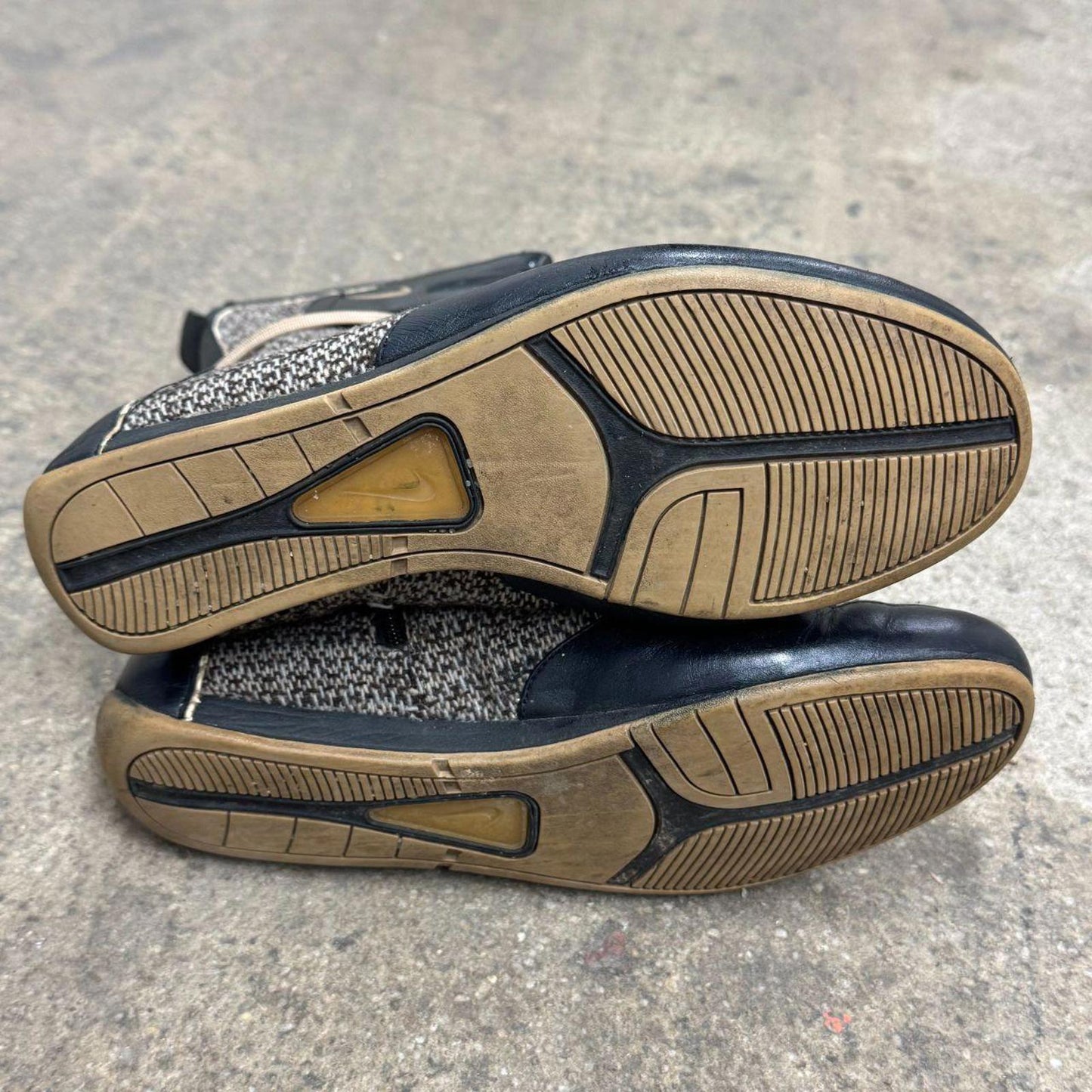 Rare Vintage Nike Boxing Boots Black Tweed Y2K