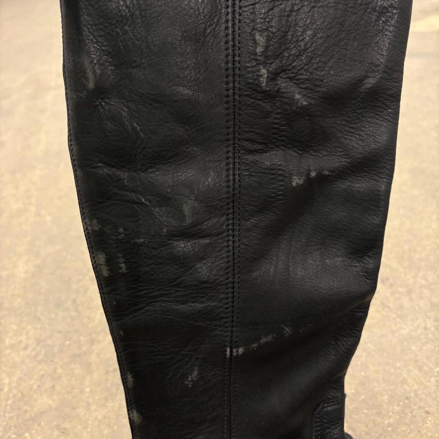 Deadstock Vintage Frye Leather Moto Harness Boots