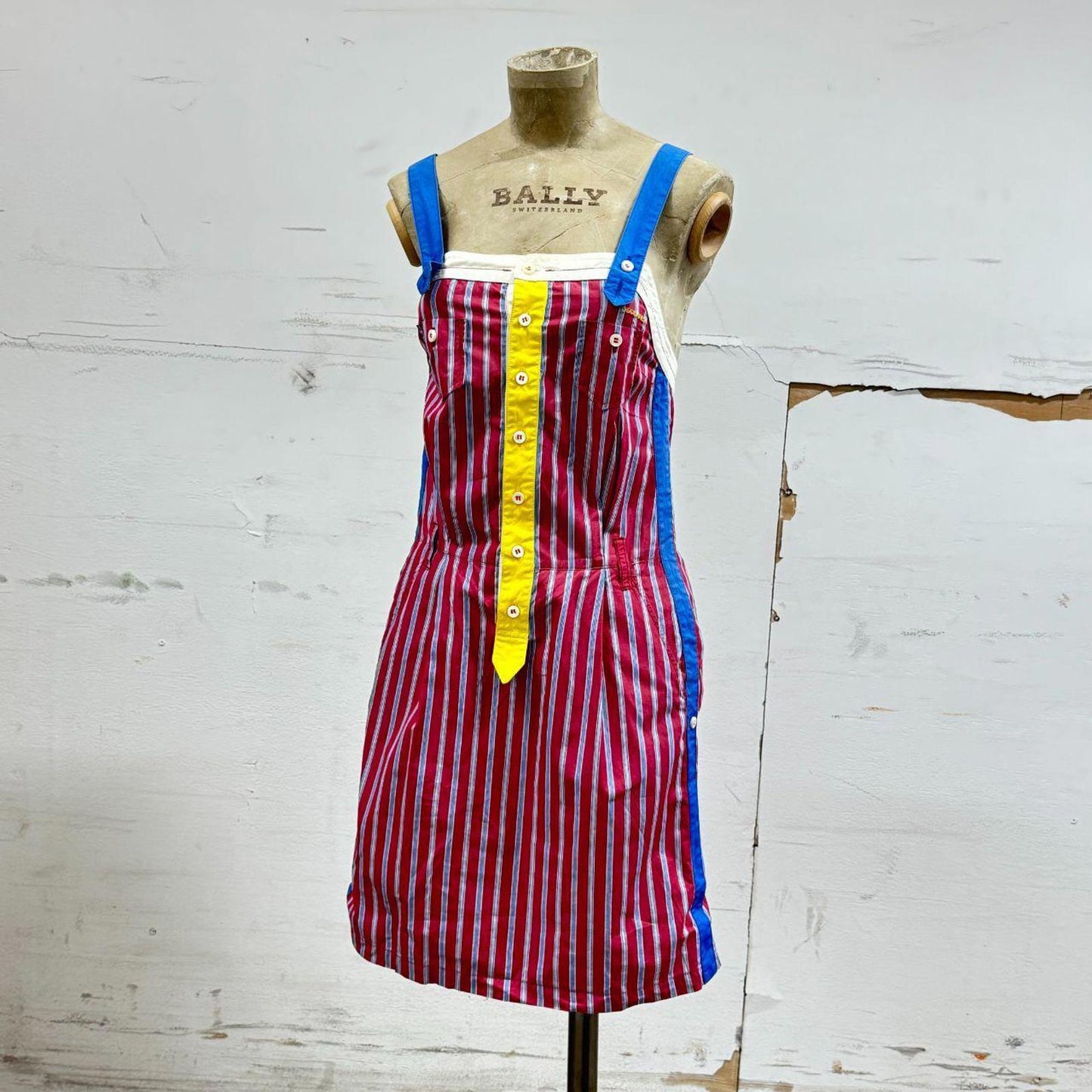 Dsquared2 SS07 Runway Striped Mini Dress Size S