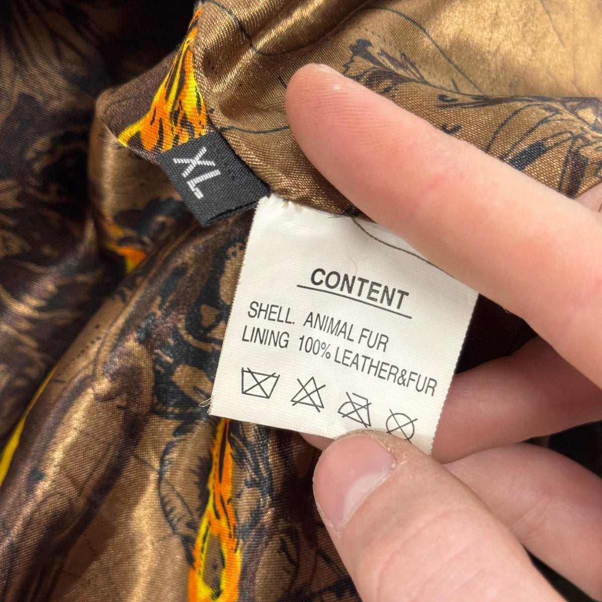 Vintage Y2K Green Rabbit & Fox Fur Pierced Jacket Coat 2