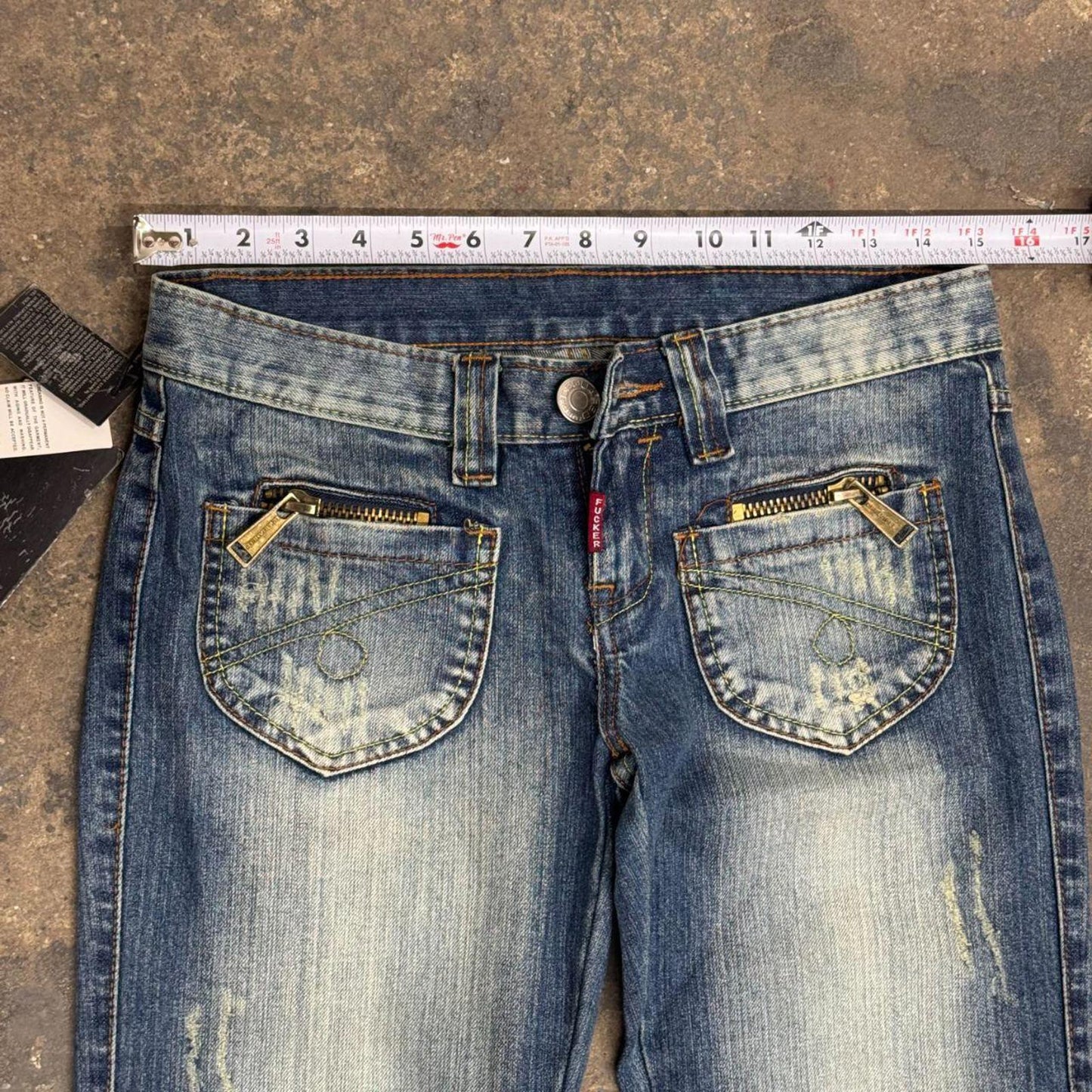 Rare NWT Y2K Vintage Dsquared2 F*cker Low Rise Jeans