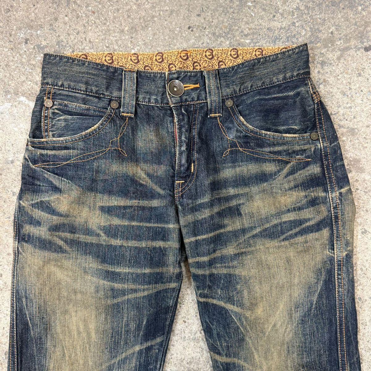 Vintage EDWIN Blue Trip BTZ503 Western Japanese Denim Jeans Y2K