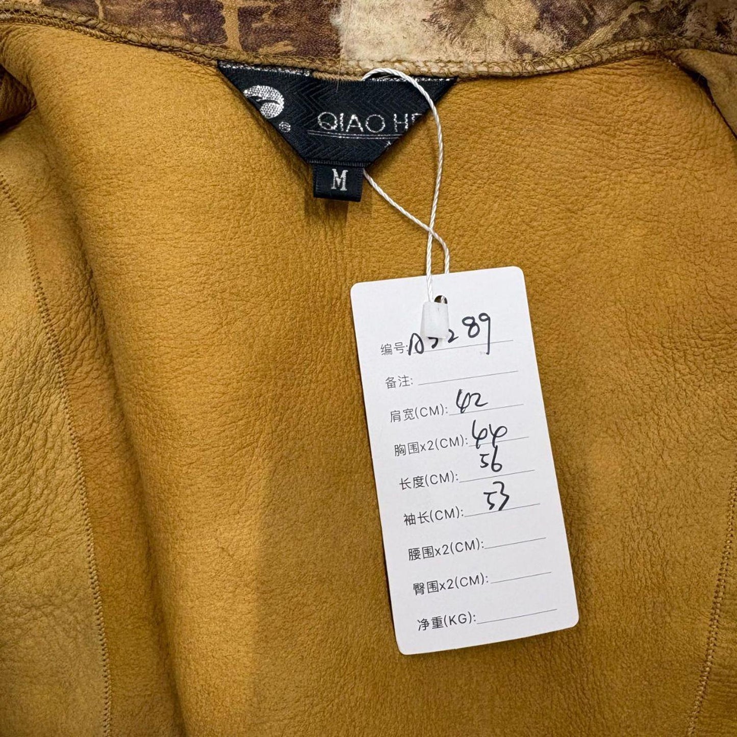 Vintage Y2K Patchwork Suede & Fox Fur "Penny Lane" Jacket