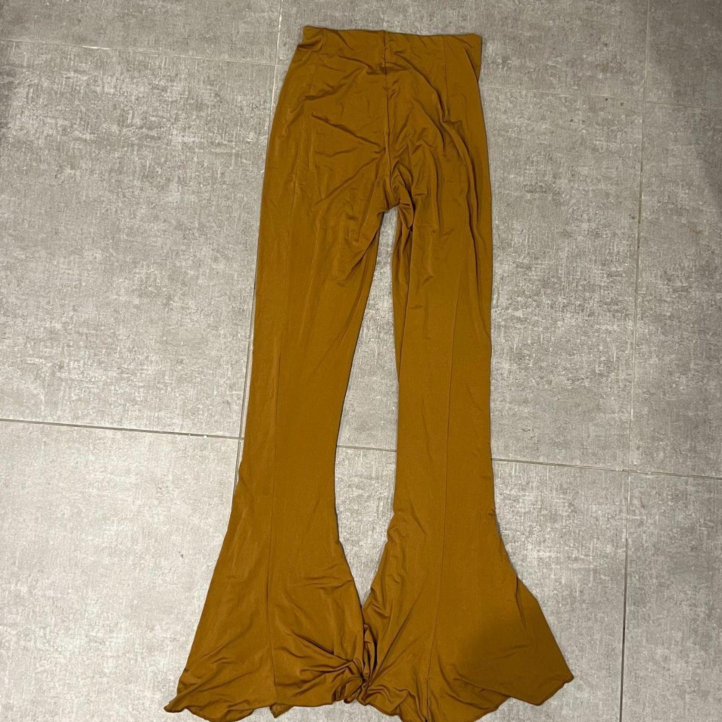 tan charlotte knowles / knwls ghater stretch trousers