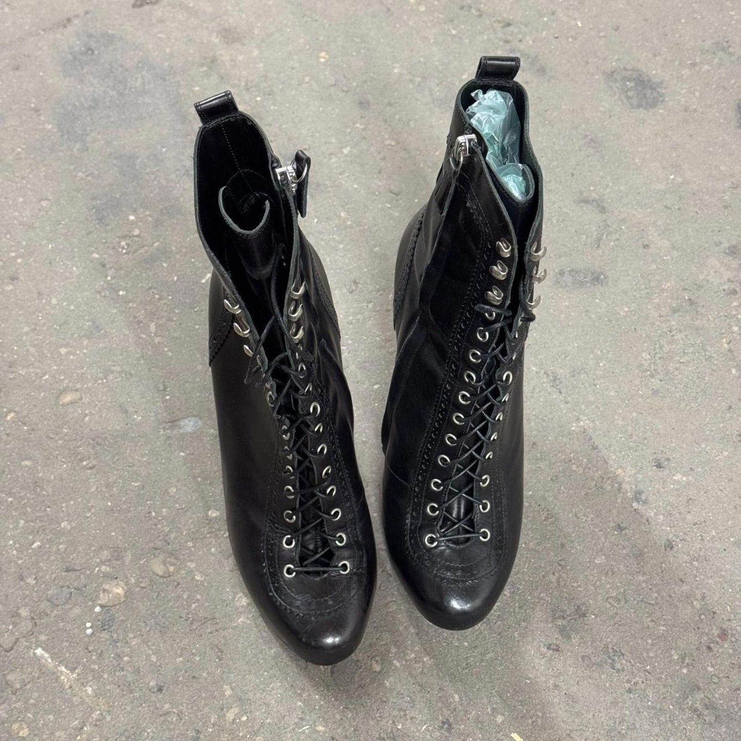Vintage Dsquared2 Skate Moss Stiletto Ankle Boots 38