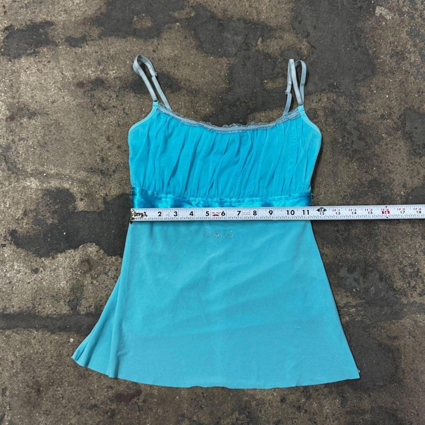 Y2k Vintage Dolce & Gabbana DG Babydoll Top Size S