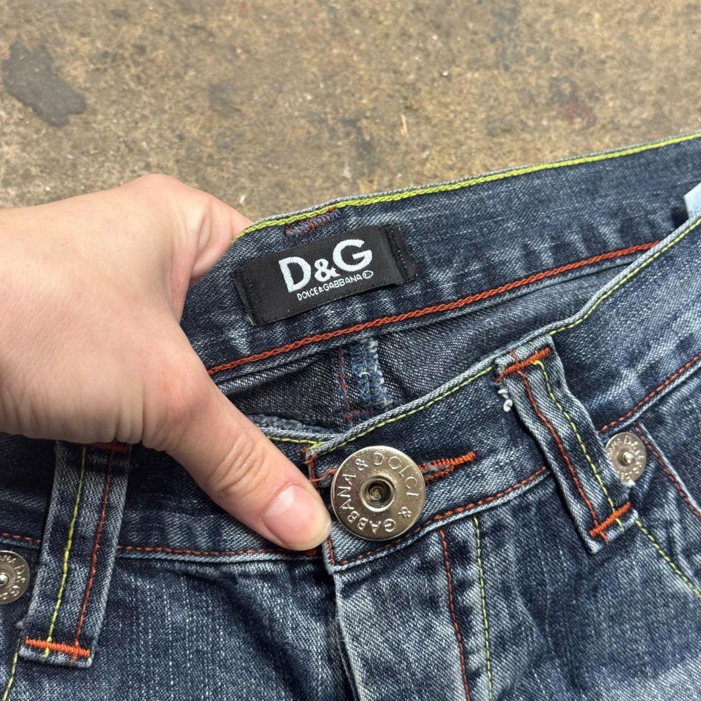 Vintage D&G Dolce & Gabbana Low Rise Jeans 31x32